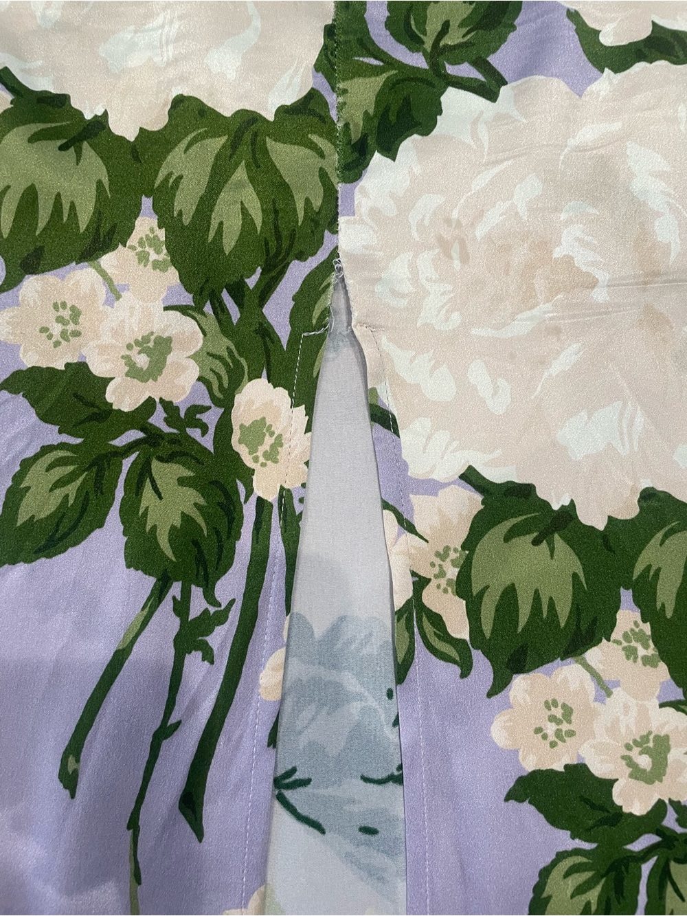 Reformation Lilac Floral Frankie Slip Maxi Dress - Picture 11 of 15